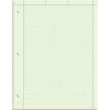Ampad Engineers Computation Pad, Size 8-1/2 x 11, Greentint Paper, 5×5 Ruling, 3 Hole Punched, 100 Sheets Per Pad (22-142)