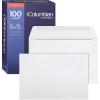 Columbian 6 x 9 Booklet Envelopes, Windowless, White, Gummed Closure, Mailing Envelopes, 100/Box (COLO915)(6×9)