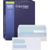 Columbian #9 Security Envelopes, 500/Box, Double Window, 3-7/8″ x 8-7/8″, Redi-Seal Self Seal, For Invoices & QuickBooks Statements, White (COLO181)(#9)