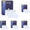 Columbian #9 Security Envelopes, No Window, Self Seal, for Invoices & QuickBooks Statements, 3-7/8 x 8-7/8 Inches, 24 lb White, 500/Box (COLO183)(#9 (Pack of 5))