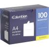 Columbian Invitation Self Seal Envelopes, 100/Box, 4 x 6 Inches for Photos & Cards, Release & Seal Peel and Seal Strip, A4, Square Flap, White (COLO228)(A4)