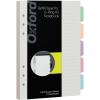 Oxford 6-Ring Professional Notebook, 7 x 9 Inch, Refillable Notebook, Writing Journal, Ivory Paper, 100 Sheets, Blush Pink Faux Leather Cover (90005)(A5 5 Tab Dividers)