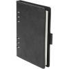 Oxford 6-Ring Professional Notebook, 7 x 9 Inch, Refillable Notebook, Writing Journal, Ivory Paper, 100 Sheets, Blush Pink Faux Leather Cover (90005)(Black)