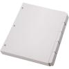 Oxford Blank Write On Binder Dividers, 1/5 Cut Tabs, 3 Hole Punch Dividers in 5 Tab Sets, 100 Dividers, 20 Sets, White (89981)(5 Tab)