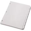 Oxford Blank Write On Binder Dividers, 1/5 Cut Tabs, 3 Hole Punch Dividers in 5 Tab Sets, 100 Dividers, 20 Sets, White (89981)(8 Tab)