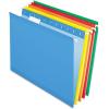 Pendaflex 04152 1/5 BLA Reinforced Hanging File Folders, Letter Size, Black, 1/5 Cut, 25/BX (4152 1/5 BLA)(Assorted Colors)