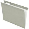Pendaflex 04152 1/5 BLA Reinforced Hanging File Folders, Letter Size, Black, 1/5 Cut, 25/BX (4152 1/5 BLA)(Gray)