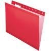 Pendaflex 04152 1/5 BLA Reinforced Hanging File Folders, Letter Size, Black, 1/5 Cut, 25/BX (4152 1/5 BLA)(Red)