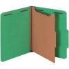 Pendaflex® Classification Folders, 1 Divider, 2″ Fasteners, Letter, Dark Green, 10/Box (23733P), Specialty(Dark Green)