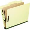 Pendaflex® Classification Folders, 1 Divider, 2″ Fasteners, Letter, Dark Green, 10/Box (23733P), Specialty(Green)