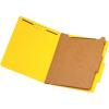 Pendaflex® Classification Folders, 1 Divider, 2″ Fasteners, Letter, Dark Green, 10/Box (23733P), Specialty(Yellow)