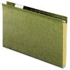 Pendaflex Extra Capacity Reinforced Hanging File Folders, 2″, Legal Size, Standard Green, 1/5 Cut, 25/BX (4153×2)(1″)