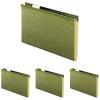 Pendaflex Extra Capacity Reinforced Hanging File Folders, 2″, Legal Size, Standard Green, 1/5 Cut, 25/BX (4153×2)(1″ (Pack of 4))