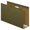 Pendaflex Extra Capacity Reinforced Hanging File Folders, 2″, Legal Size, Standard Green, 1/5 Cut, 25/BX (4153×2)(4″)