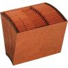 Pendaflex Heavy Duty Expanding File Folder – 21 Pockets with A-Z Tabs & Blank Customizable 1/3 Tabs – Alphabetical File Organizer – Durable, Letter Size – For Office, School & Home Use, Brown – 1 Unit