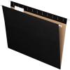 Pendaflex Recycled Hanging Folders, Letter Size, Black, 1/5 Cut, 25/BX (81605)(Black)