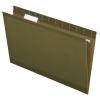 Pendaflex Reinforced Hanging Folders, Legal Size, Standard Green, 1/5 Cut, 25/BX (4153 1/5)(Legal (Pack of 10))