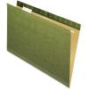 Pendaflex Reinforced Hanging Folders, Legal Size, Standard Green, 1/5 Cut, 25/BX (4153 1/5)(Untabbed – Legal Size)