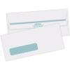 Quality Park #10 Left Window Security Tinted Envelopes with a Self Seal Closure for Standard Business Mailings, 24 lb. White Wove, 4-1/8 x 9-1/2, 500 per Box (21418)(500 per Box)