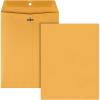 Quality Park 12 x 15-1/2 Clasp Envelopes, Clasp and Gummed Closures, for Oversized Papers, Drawings or Posters, 32 lb Kraft Paper, 100/Box (QUA37810)(8.75 x 11.5)