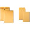 Quality Park 12 x 15-1/2 Clasp Envelopes, Clasp and Gummed Closures, for Oversized Papers, Drawings or Posters, 32 lb Kraft Paper, 100/Box (QUA37810)(9 x 12)