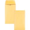 Quality Park #3 Coin and Small Parts Envelopes Gummed, Brown Kraft, 2.5×4.25, 500 per Box (50262)(#6 – 3-3/8 x 6)