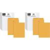 Quality Park 9 x 12 Clasp Envelopes, Clasp and Gummed Closures for Storing or Mailing, Extra Heavy-Duty 32 lb Kraft Paper, 100 per Box (QUA37790)(100 Count (Pack of 2))