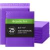 Quality Park Bubble Mailers, 8.25 x 11 Shipping Envelopes, Water Resistant White Poly Padded Envelopes, Redi-Strip Peel Off Closure, 25/Box (QUA85859)(Purple)