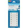 Redi-Tag Alphabetical Tabs, A – Z Pre-Printed Divider Tabs, Permanent Adhesive Index Labels,Divider Labels for School, Home and Office, 7/16″ x 1″, White, 104 Tabs Per Pack, (B31005)