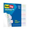 Redi-Tag Laser Printable Tabs, Permanent Index Tabs, Customizable Adhesive Labels, Assorted Pastel Colors, 1.125″ x 1.25″, 100 Per Pack (1006790)