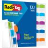 Redi-Tag Laser Printable Tabs, Permanent Index Tabs, Customizable Adhesive Labels, Assorted Pastel Colors, 1.125″ x 1.25″, 375 Per Pack (1006791)(Tropical)