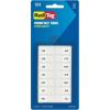Redi-Tag Monthly Adhesive Tabs, Preprinted Tabs, 8 Sets of Jan-Dec Plus Bonus Blank Tabs, 7/17″ x 1″, Durable and Customizable Labels with Permanent Adhesive for Planners and Files, White (1006546)(Monthly Tabs)