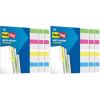 Redi-Tag Write On Tabs, Removable Index Tabs, Customizable Adhesive Labels, 4 Assorted Colors: Yellow, Green, Pink, Blue, 0.7″ x 2″, 48 Per Pack (B33248)(48 Count (Pack of 2))