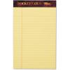 TOPS 63950 Docket Ruled Perforated Pads, 8 1/2 x 11 3/4, Canary, 50 Sheets (Pack of 12)(5 x 8 Inch)