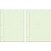 TOPS Engineering Computation Pad, 8-1/2″ x 11″, Glue Top, 5 x 5 Graph Rule on Back, Green Tint Paper, 3-Hole Punched, 100 Sheets (35500)(100 Count (Pack of 2))