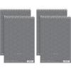 TOPS Prism Steno Books, 6″ x 9″, Gregg Rule, Gray Paper, 80 Sheets, Perforated, 4 Pack (80274)(Gray)