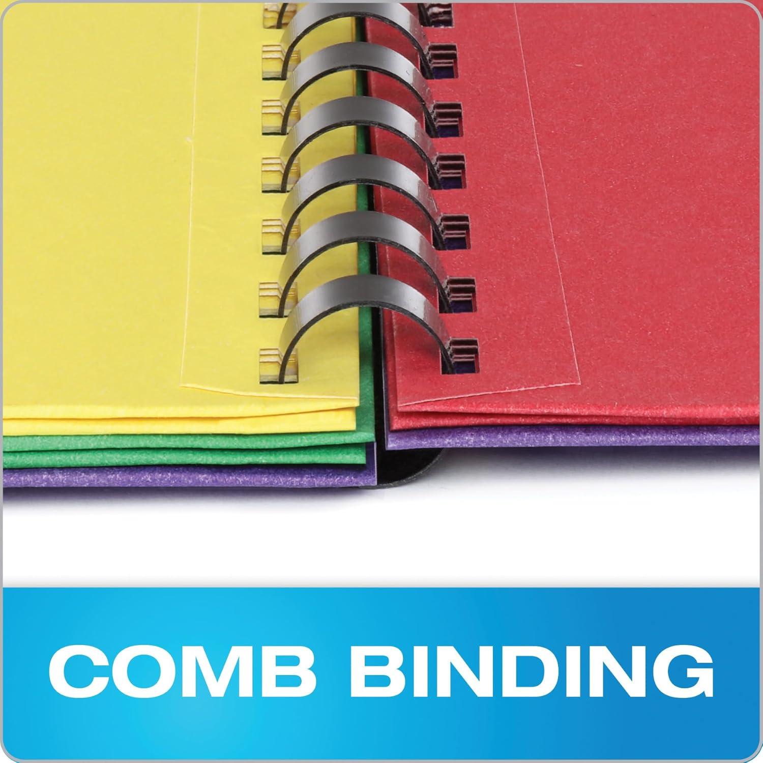 imageOxford 8Pocket Paper Folder Letter Size 200Sheet Capacity Multicolor Red Green Yellow Purple 99656 Multicilor 812quot x 11quot812 x 11
