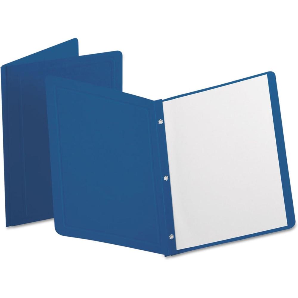 imageOxford Panel and Border Front Report Covers Dark Blue Letter Size 25 per Box ESS51626