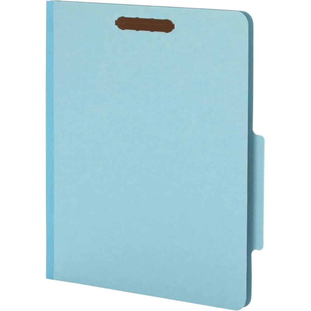 imagePendaflex Classification Folders 2 Dividers 2quot Fasteners Letter Size Blue 10Box 24130P10 Count Pack of 1