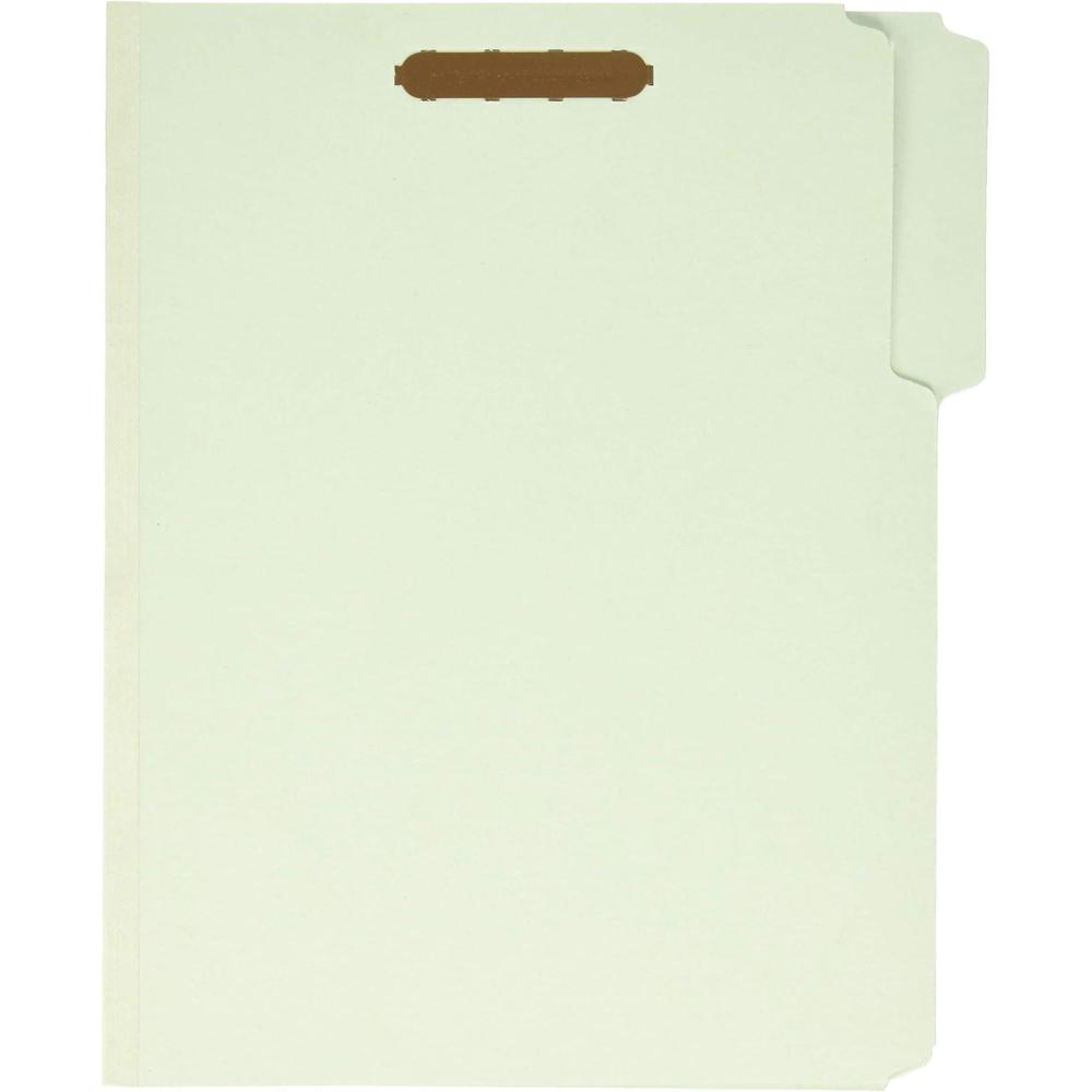 imagePendaflex Pressboard Fastener Folders 2 Fasteners Letter Size Light Green 1quot Expansion 13Cut in Left Right Center Positions 25 Per Box 17178EELetter