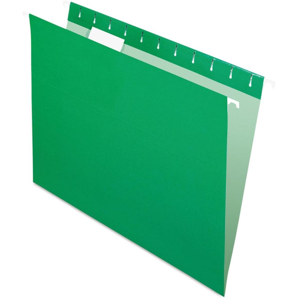 imagePendaflex Recycled Hanging Folders Letter Size Navy 15 Cut 25BX 81615EEBright Green