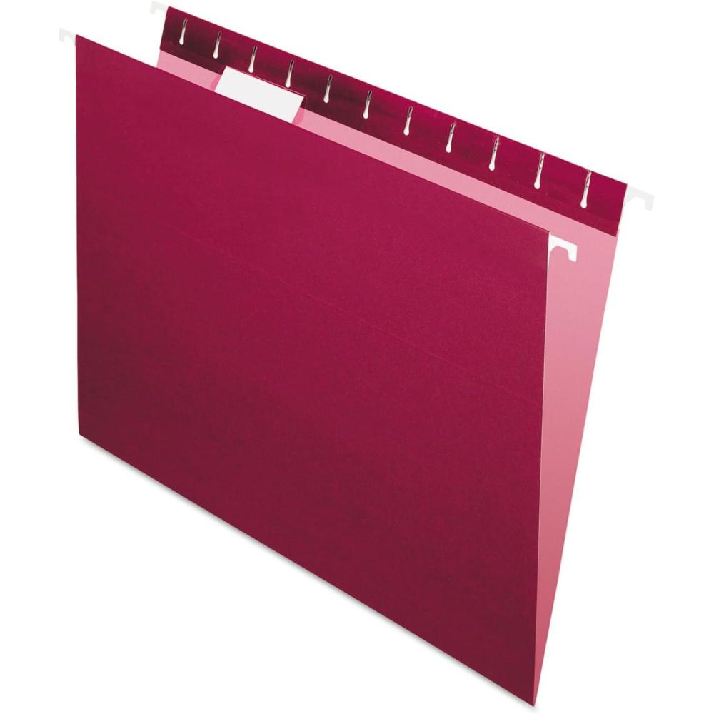 imagePendaflex Recycled Hanging Folders Letter Size Navy 15 Cut 25BX 81615EEBurgundy