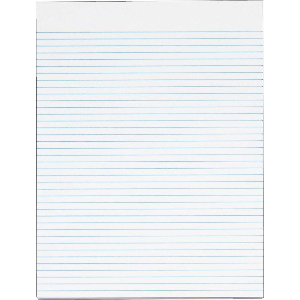 imageTOPS The Legal Pad Writing Pads Glue Top 812quot x 11quot Narrow Rule 50 Sheets 12 Pack 7529Narrow Rule