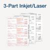 Adams 2024 1099 NEC Kit for 30 Recipients, 3 Part Laser 1099 Forms, 6 1096 Forms, Self Seal Envelopes & Access to Adams Tax Forms Helper (1009313)