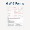 Adams 2024 W2 Tax Forms 2024, 6 Part Laser/Inkjet Tax Forms, 50 Employees, Includes 6 W3 Forms, Access to Tax Forms Helper (1009322)