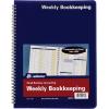 Adams Bookkeeping Record Book, Weekly Format, 8.5 x 11 Inches, White (AFR70)