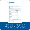 Adams Employee Payroll Record Book, 4.19 x 7.19 Inches, White and Canary, 2-Part, 55 Sets (D4743)