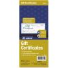 Adams Gift Certificate Book, Carbonless, Single Paper, 3.4 x 8 Inches, White/Canary, 2-Part, 25 Numbered Certificates Plus Store Sign (GFTC1)