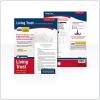 Adams Living Trust Kit, Paper Forms and Instructions, Plus Downloadable Content, Details on Packaging (K305)