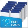 Ampad 20-208 Evidence 3″ x 5″ Narrow Perforated Writing Pads – White (12 Pads of 50 Sheets Each)